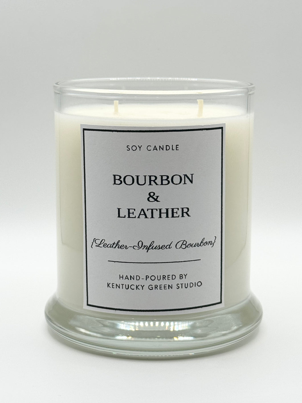 Bourbon & Leather Soy Candle