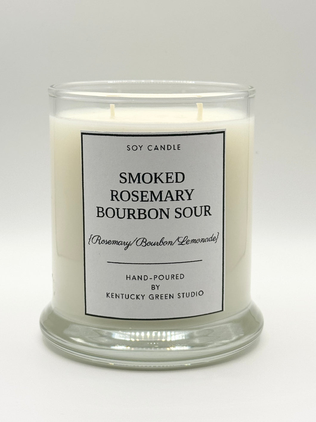 Smoked Rosemary Bourbon Sour Soy Candle